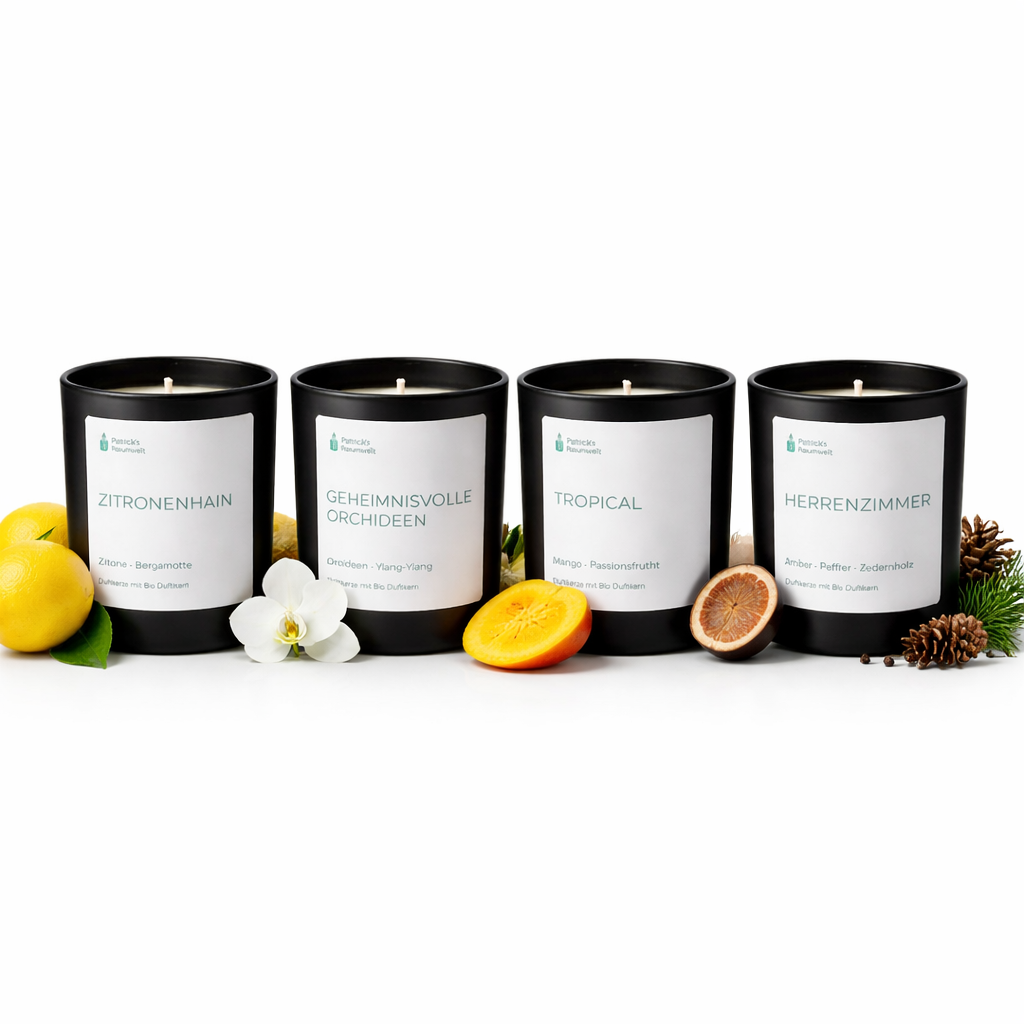 4er Set Duftkerzen - Sommerdüfte