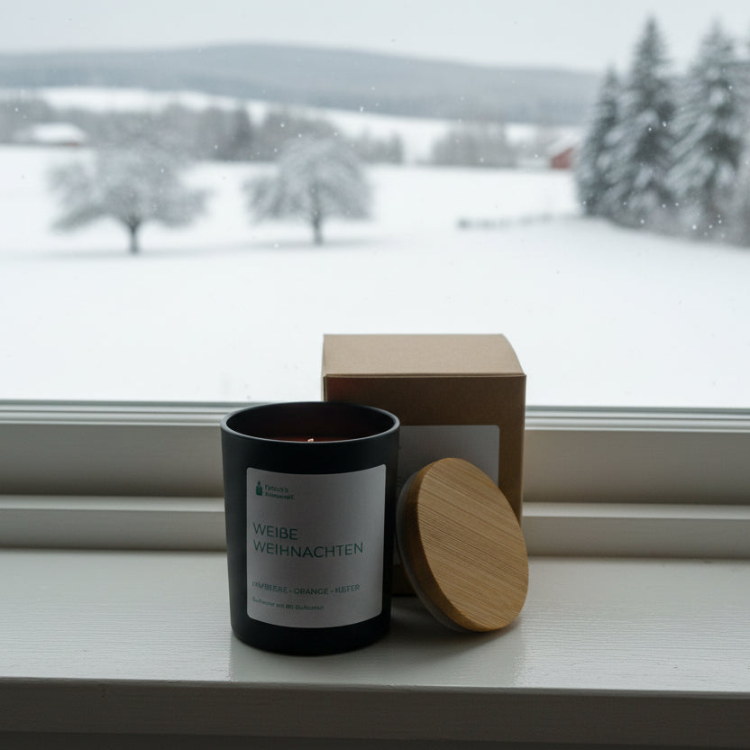 Duftkerze - Weiße Weihnachten