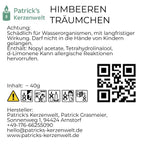 Duftwachs Duftwachs - Himbeerenträumchen - Patrick's Kerzenwelt