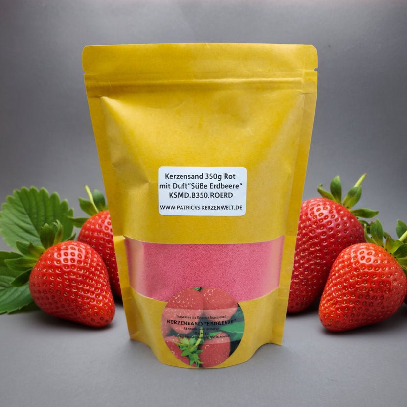 Kerzensand Kerzensand - Erdbeeren - Patrick's Kerzenwelt
