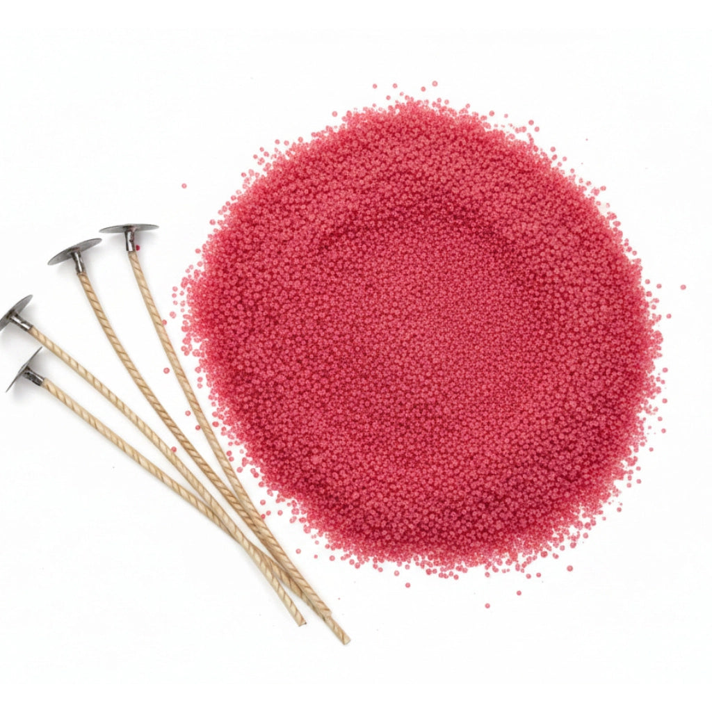kerzensand pink mit 4 dochten