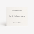 Sonstiges Patrick's Kerzenwelt Gutschein - Patrick's Kerzenwelt